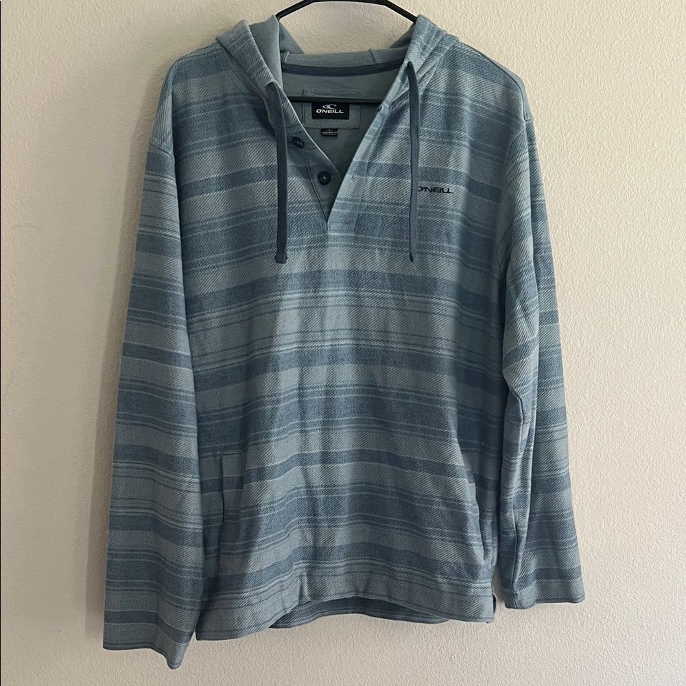 O'Neill Men's Bavaro Stripe Pullover Fleece Poncho L